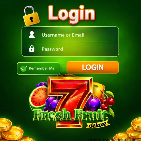 🔐 Login – Access Fresh Fruit Deluxe in Seconds