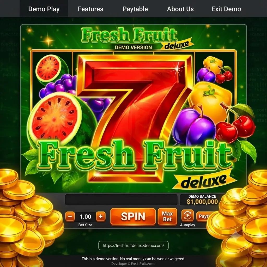 Fresh Fruit Deluxe Demo – Play the Game Online for Free in 2026